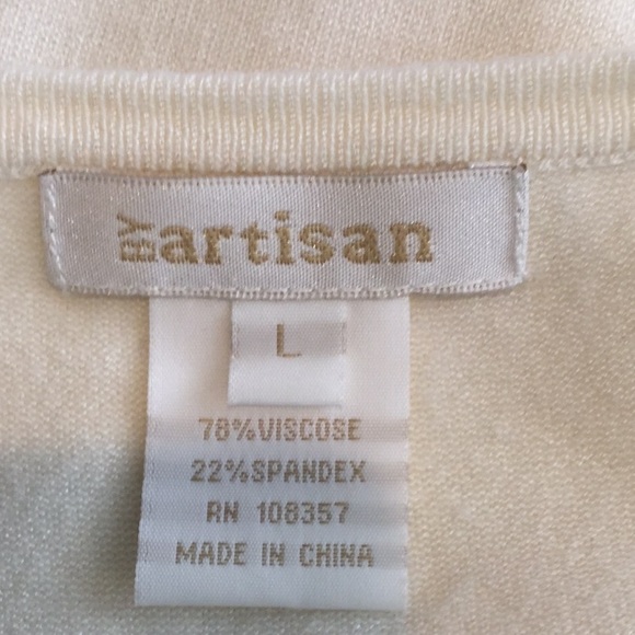 Misses/ladies white sleeveless top with sequins - Picture 4 of 4